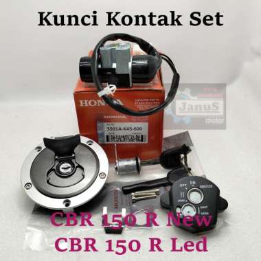 Kunci Kontak set K45 HONDA CBR 150 R KUALITAS ORIGINAL kontak plus jok tutup tangki komplit ori ASLI
