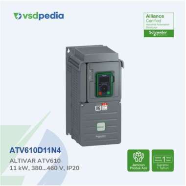 Schneider Altivar ATV610 Variable Speed Drive 11kW 15HP ATV610D11N4