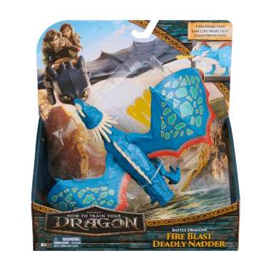 Mainan How To Train Your Dragon Battle Dragons Fire Nadder