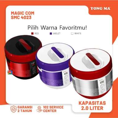 Magic Com Yong Ma SMC 4023 (2 L) Gold Inner Pot / Rice Cooker Yong Ma SMC4023