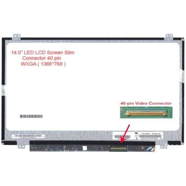 LED LCD LAPTOP 14.0" INCH SLIM 40 PIN