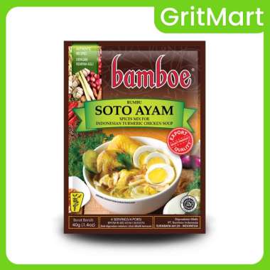 Bamboe Bumbu Soto Ayam 40 gr I Kuah Bening Wangi Rempah, Enak Kayak Soto Lamongan