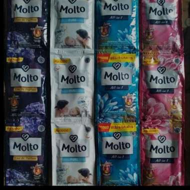 Molto Sachet 18 ml @ 1000 isi 6 sachet Putih