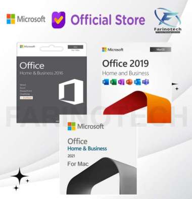 Microsoft Office 2021 2019 2016 for Mac Home Business Original License Key Lifetime Prepetual Office