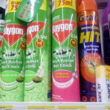 baygon spray anti nyamuk 600 ml