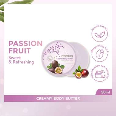 Wardah Creamy Body Butter 50 ML Passion Fruit