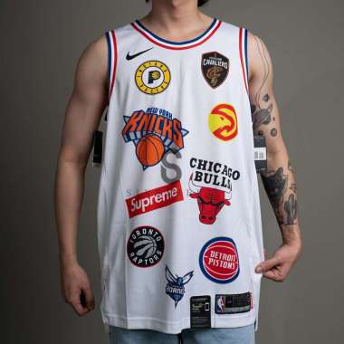 SUPREME Jersey Nike / NBA Authentic White ( 100% Authentic ) L