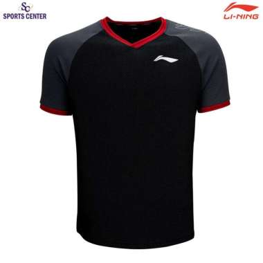 Special Price Kaos / Jersey Badminton Lining Everyday Comfort ATST701 Black S