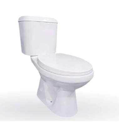Kloset Duduk VOLK 663 TWO PIECE TOILET WHITE