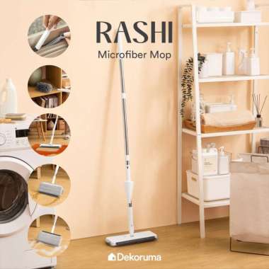 Dekoruma RASHI Pel Lantai Microfiber 5 in 1 / Standing Flat Mop