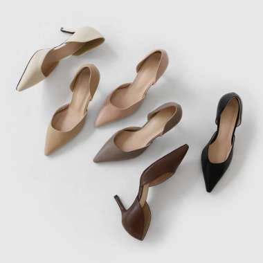 SAPPUN Corally Stiletto Heels (7cm) - Heels Wanita 39 BLACK