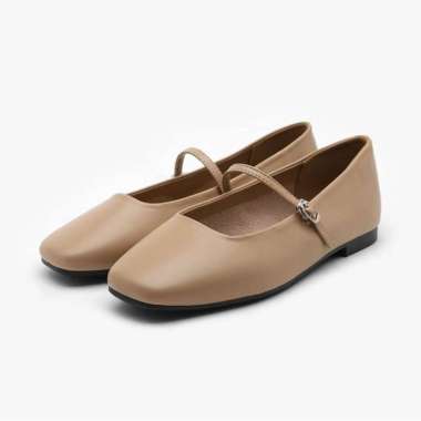 SAPPUN Nhibre Maryjane Flats (1cm) - Flat Shoes Wanita 39 BEIGE