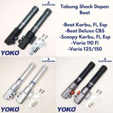 Tabung Shock Depan NMAX AEROX BEAT VARIO SUPRA SCOOPY STYLO - YOKO - Shockbreaker Depan - Model R/T 