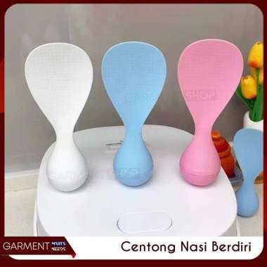 Centong Nasi Bisa Berdiri Sendok Rice Cooker Centong Masak Nasi Anti Panas Plastik Bagus Food Grade 