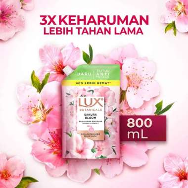 Promo Harga LUX Botanicals Body Wash Sakura Bloom 400 ml - Blibli