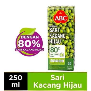 ABC Minuman Sari Kacang Hijau 250ml 1 dus