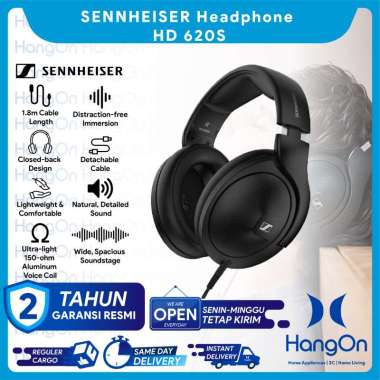 SENNHEISER HD 620S Audiophile Closed-Back Wired Headphone 620 S Premium Stereo Sound Headset HD620S