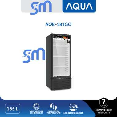 Showcase AQUA AQB-181GO Display Cooler 165 Liter AQB181GO 181 GO