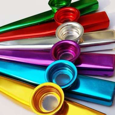 Kazzo Kazoo Kazzoo Kazu Aluminium Alat Musik Tiup Green