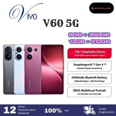 HP VIVO V60 5G 8/256 12/256 12/512 GARANSI RESMI 8/256 BLUE