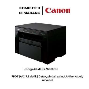 Mesin Fotocopy Mini Canon MF3010 Printer Hitam Putih