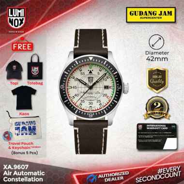 Jam Tangan Pria Analog LUMINOX XA.9607 Air Automatic Constellation Pilot Watch