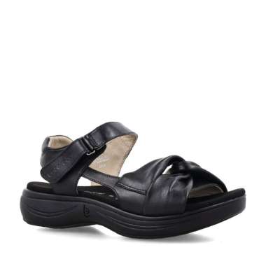 BOCOROCCO D. VERONA 53 NERO OPACO - SANDAL WANITA CASUAL - NYAMAN & HALAL 40