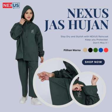 NEXUS OFFICIAL - Jas Hujan Nexus Oryginal Raincoat FIT XL Biru