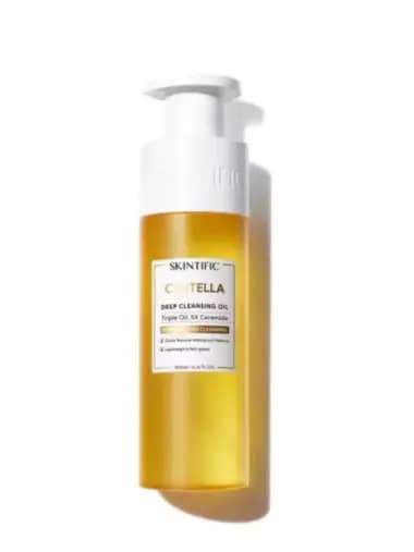 SKINTIFlC Centella Deep Cleansing Oil 200ml | oil cleanser micellar water mugwort pembersih wajah penghapus make up