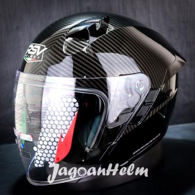 RSV HELM SV300 CARBON | BLACK | SV300 DOUBLE VISOR M