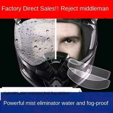 pelapis Kaca Helm anti embun Air hujan universal