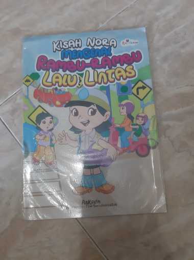 Buku Aktivitas Anak Kisah Nora Mengenal Rambu-Rambu Lalu Lintas