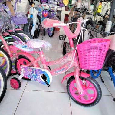 Gratis Ongkir Sepeda Anak Perempuan Roda 4 Ukuran 12 Usia 2 Sampai 3 Tahun