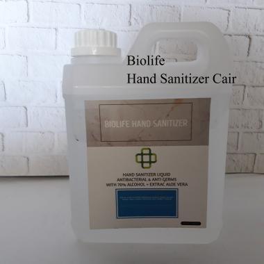 Handsanitizer BIOLIFE Hand Sanitizer cair 1 liter / 1000 Ml antiseptic Sanitasi Kebersihan Tangan da