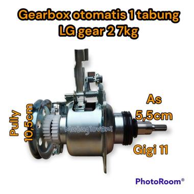 gearbox mesin cuci lg 1 tabung otomatis gear 2 gearbox automatic lg