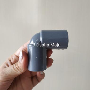 Fitting Pipa PVC Elbow / KNIE (AW) 1/2" , 3/4" & 1" Rucika / Pralon 1/2"