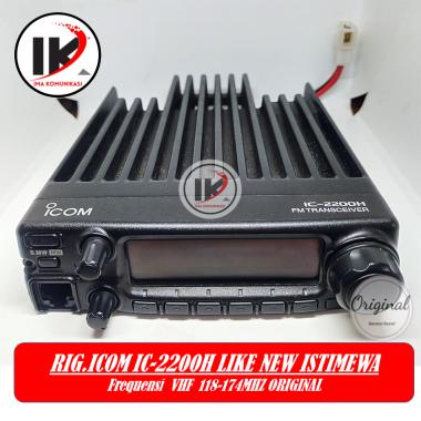 RIG ICOM IC-2200H LIKE NEW ISTIMEWA Frequensi 118-174mhz Original