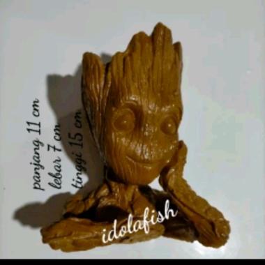 hiasan aquascape aquarium groot