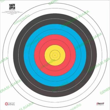 Target Face Outdoors - 80cm 10Ring Printed by DECUT World Archery