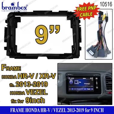 Frame Head Unit Honda HRV Vezel XRV 9 Inch Bingkai Panel TV Mobil