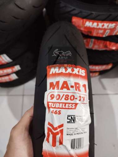 BAN LUAR TUBELESS MAXXIS 90/80-14 90/80-17 MA R1 90/80-14