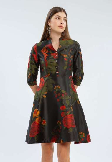 Minimal Stannis Dress Black L BLACK