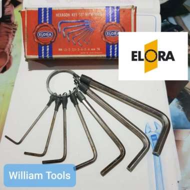KUNCI L SET 1,5 - 6 MM ELORA