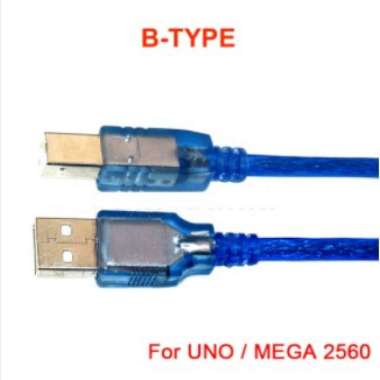 (Ready Stock) 30 CM USB Cable Micro Mini Type B for Nano Mega Leonardo Uno Pro Micro DUE Arduino B-T