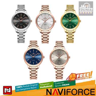 JAM TANGAN NAVIFORCE 5025 L1 JAM NAVIFORCE ORIGINAL 5025 LA - STAINLESS STEEL JAM TANGAN NAVYFORCE 5
