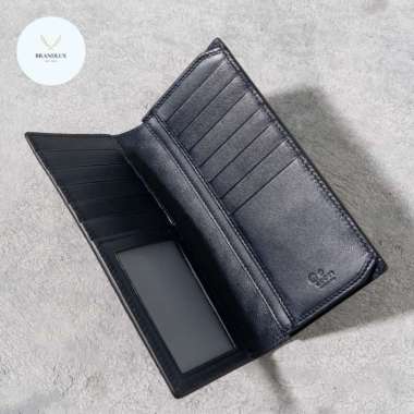 GUCCI Guccissima long wallet Navy - 100% Authentic