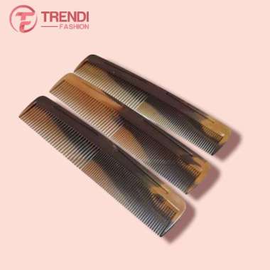 Sisir Rambut Lurus Warna Coklat
