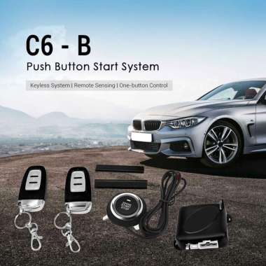 Tombol Start Stop Engine Sistem Jarak Jauh Keamanan Keyless Alarm Remote Kontrol Mobil
