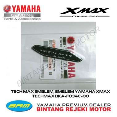 TECH MAX EMBLEM, EMBLEM YAMAHA XMAX TECHMAX BKA-F834C-00