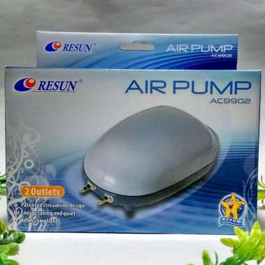 RESUN 9902 AERATOR AQUARIUM POMPA UDARA 2 LUBANG AERATOR RESUN
